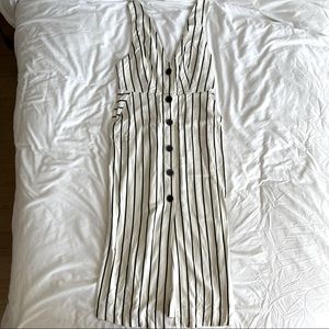 NWT Topshop Stripped Midi Dress